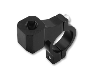 Adapter do lusterek obejma aluminiowa uniwersalna (cnc) na kierownicę 22,2mm gwint 8mm kierunek gwintu prawy (tm20)