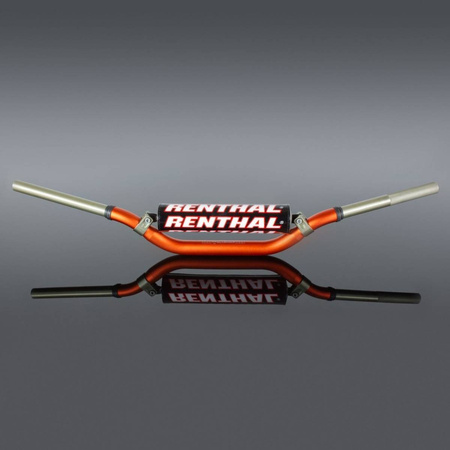 Kierownica 1,1/8 cala (28,6mm) mx twinwall 997 handlebar orange rc/crf 04-13 kx/kxf 06-13 padded kolor pomarańczowy z gąbką