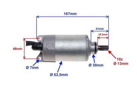 Rozrusznik elektryczny silnik 156FMI