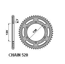 Zebatka napedzana stalowa sunstar sunr1-3516-38