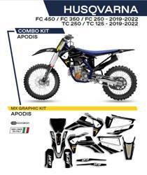 Komplet naklejek (oklein) husqvarna tc 125/250 '19-'22
