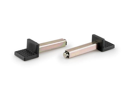 Adapter do podnośnika puig - uchwyt l ( do motocykli bez szpul ) srebrny