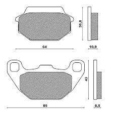 Klocki hamulcowe Kymco Agility Super 9 People
