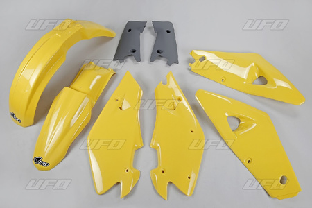 Komplet plastików husqvarna 2t '00-'04, 4t '02-'04 kolor oem (żółty/grafitowy) (hu600e999)