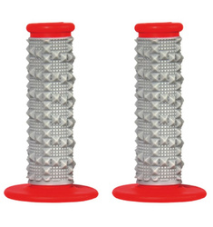 Manetki off-road (22+25mm) z wypustkami dwuskładnikowe kolor szary/czerwony