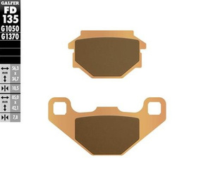 KLOCKI HAMULCOWE KH173 SPIEK METALICZNY