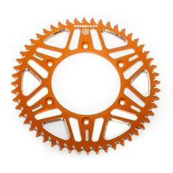 Zębatka tylna aluminiowa t7075 (ergal) kolor pomarańczowy 899 48 (89948) ktm sx/sxf/sx-f/excf/exc-f/exc/lc4/sc/mxc/ '91-'22, husqvarna tc/te