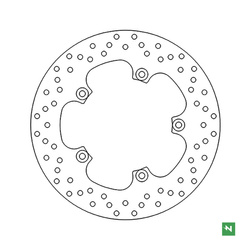 TARCZA HAMULCOWA PRZÓD/TYŁ YAMAHA MAJESTY 250/400 (267X132X4,5); FZ8 FAZER '10-'16