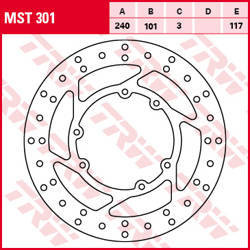 Tarcza hamulcowa przód honda cr 125 / 250 95-07, crf 250 / 450 r / x 04-17 (promocja)