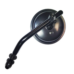 LUSTERKO HARLEY DAVIDSON 3" OKRĄGŁE KOLOR CZARNY PRAWE / LEWE (GWINT PRAWY M10)