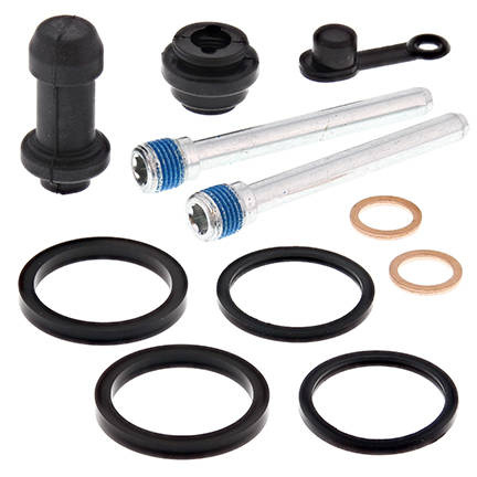 Zestaw naprawczy zacisku hamulcowego przód honda cbf250 04-06, vt125 99-07, xl125v 01-15, suzuki an400 burgman 07-16 tył kawasaki ex250/300