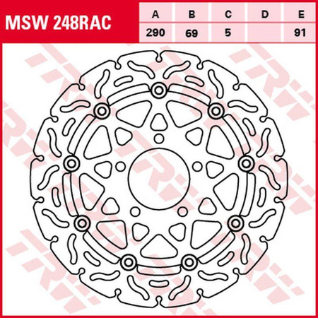 Tarcza hamulcowa przód suzuki gsf 650 '05-'06, sv 650 '03-'10