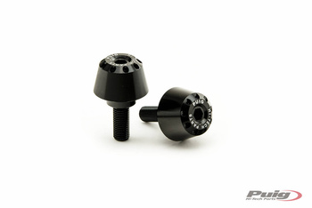 Ciężarki / końcówki kierownicy krótkie puig do bmw f800r 09-14 czarne