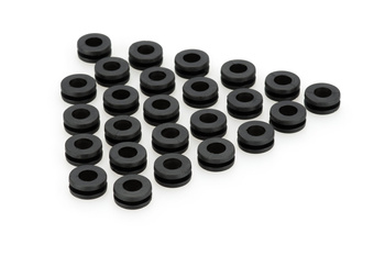Uniwersalne Wyciszone Bloki Silentblock (Opakowanie 25 Sztuk) 18x10x2,5x2 Czarne