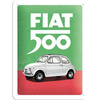 Tablica plakat 15X20 Fiat 500 Italian Colour 26254
