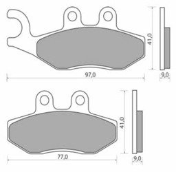 KLOCKI HAMULCOWE EBC SFA353