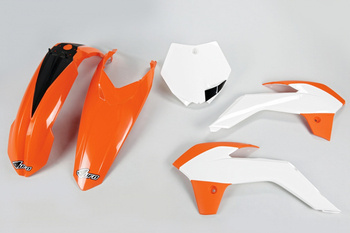 Komplet Plastików Ktm Sx 85 '13-'17 Kolor Oem '15 (Pomarańczowy/Biały)