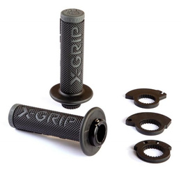 MANETKI (GRIPY) BRAAAAP GRIPS LOCK-ON-GRIP (Z ADAPTERAMI ROLGAZU) GREY KOLOR SZARY