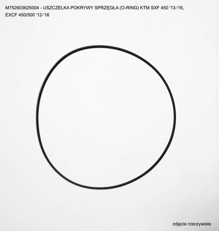 uszczelka pokrywy sprzęgła ktm sxf 450 '13-'16, excf 450/500 '12-'16 (o-ring)