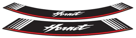 Paski na felgi puig do honda hornet srebrne