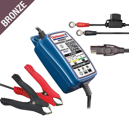 Ładowarka akumulatorów optimate 1 duo 12v / 12.8v / 13.2v 0.6a 2-20ah, agm / gel / std / lifepo4, sae (el)