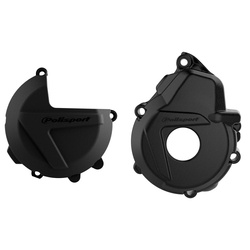 Zestaw osłona pokrywy (dekla) alternatora oraz osłona pokrywy sprzęgła i osłony pompy wody ktm exc-f/xc-f 250/350 '17-'22