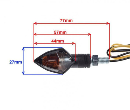 Kierunkowskaz motocykla 12V żarówka Homologacja