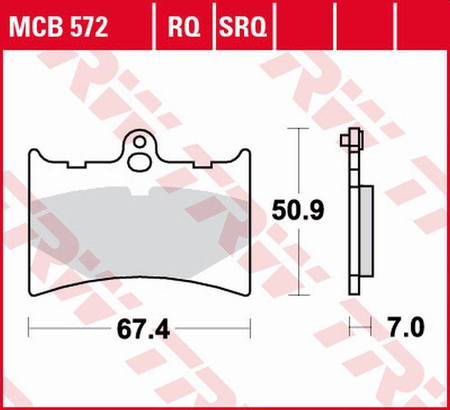 Klocki hamulcowe kh126 sinter track aprilia af-1 125 '89-'92, rs 125 '92-'04, af-1 250 '90-, benelli chrono/cx 125 '91, przód