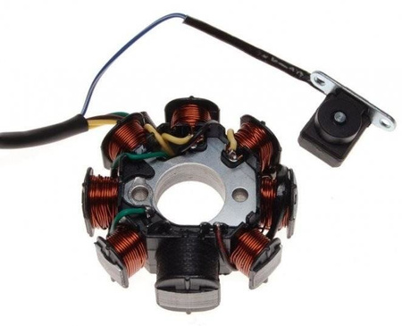 Stator iskrownik 8 cewek skuter Romet Ogar900