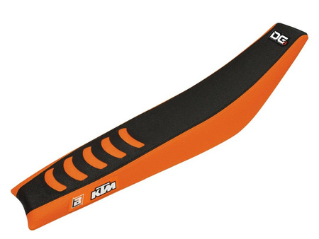 Pokrowiec/poszycie na siedzenie ktm sx 85 '04-'12 double grip 3, kolor czarny/pomarańczowy