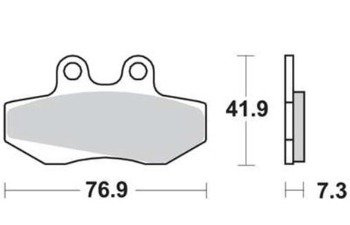 KLOCKI HAMULCOWE FERODO DO MAŁYCH MOTOCYKLI