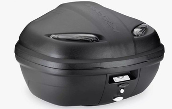 KUFER CENTRALNY 47L MONOLOCK K47TCN MANTA Z BIAŁYMI ODBLASKAMI ( ZAWIERA PŁYTĘ ) (K47NTCN) - ZASTĘPUJE K47N ORAZ K47NT