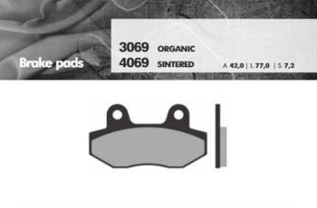 Klocki hamulcowe kh86 spiek metaliczny (złote) (ft 4069)