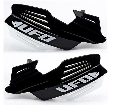 Handbary UFO Vulcan z mocowaniami enduro cross czarne