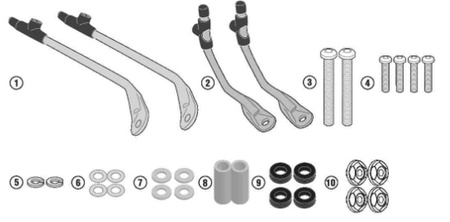 Mocowanie szyby a7061ak sym symphony 125 euro 5 (20)
