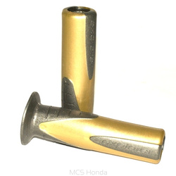 manetki 01693-go explorer (120 mm) z otworem kolor złoty/srebrny