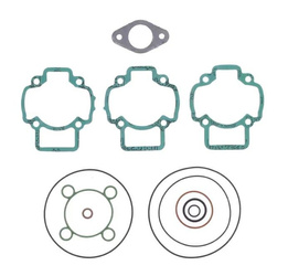 KOMPLET USZCZELEK (BEZ USZCZELNIACZY OLEJOWYCH) APRILIA SR 50 '03-'04, DERBI GP1 / DNA 50 '00-'07, PIAGGIO NRG MC2 / MC3 '99-'04, NRG RST 50 94-'98, NTT 50 '95-'98, ZIP H2O / SP 50 '96-'04 (OEM: 498470)