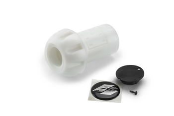 Części Zapasowe Do Crash Pads R12 Puig-Śruba Nylonowa M10 Osłona Silnika Model "R" 85mm + Zatyczka + Klej - Biała