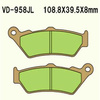Klocki hamulcowe vesrah  vd-958jl (fa209)