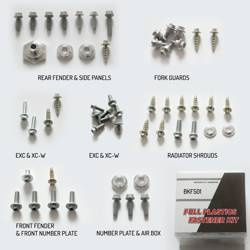 komplet śrub do plastików ktm sx '11-'15, exc '12-'15 (bkf-501)