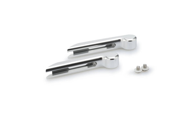 Części Zapasowe - Wysuwany Zestaw Dźwigni Hamulca/Sprzęgła 3.0 Puig Do Kawasaki Kle500 91-97 Srebrny