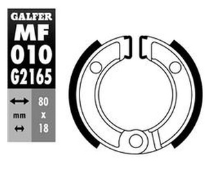 Szczęki hamulcowe 2022/09 przód honda crf 50 '04-, ne 50 vision '85-, peugeot st 50 '81-, stl2 50 '80-,