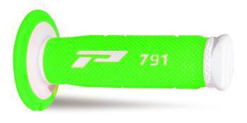 Manetki pg791 off road (22+25mm, dł.115mm) kolor biały / zielony fluo (dwuskładnikowe) (791-241) (pg791wh/grf)