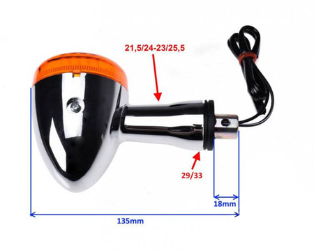 Kierunkowskaz lewy tył do Suzuki C800 M800 C1500