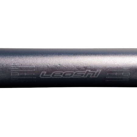 Kierownica enduro 28,5 mm aluminiowa srebrna Leoshi