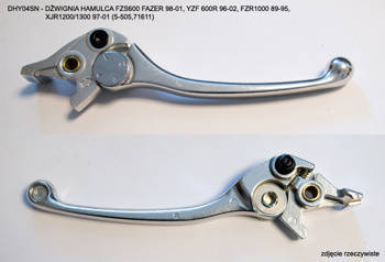 Dźwignia hamulca yamaha fzs600 fazer '98-'01, yzf 600r '96-'02, fzr1000 '89-'95, xjr1200/1300 '97-'01 (5-505,71611)