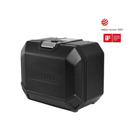 Kufer Shad Terra Black boczny TR47 aluminium lewy 47 l