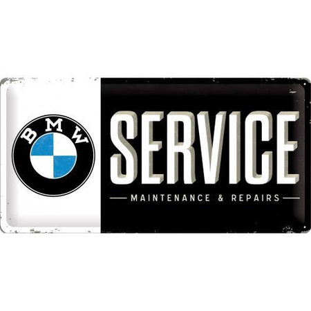 Tablica plakat 25 X 50 Bmw Service 27010