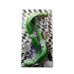 Osłony kierownicy 28mm kolor zielony plastikowo aluminiowa (handbary)