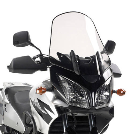 Szyba suzuki dl 650/1000 v-storm (04-11), kawasaki klv 1000 (04-09) 57 x 48 cm przezroczysta